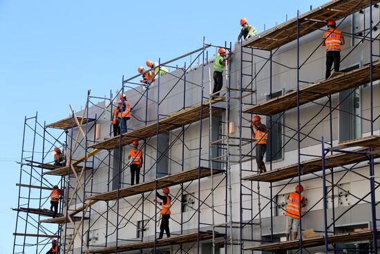 Строительство перинатального центра в Донецке