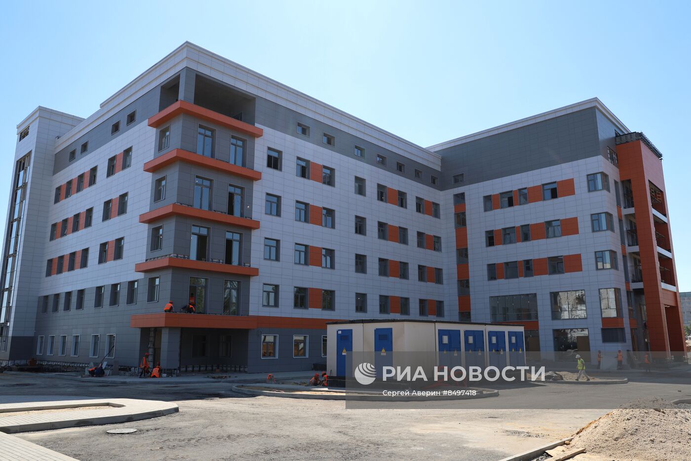 Строительство перинатального центра в Донецке