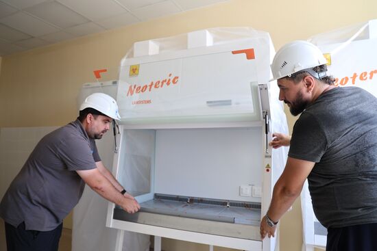 Строительство перинатального центра в Донецке