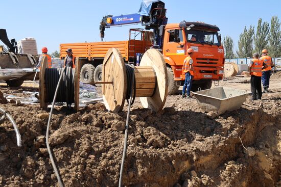 Строительство перинатального центра в Донецке