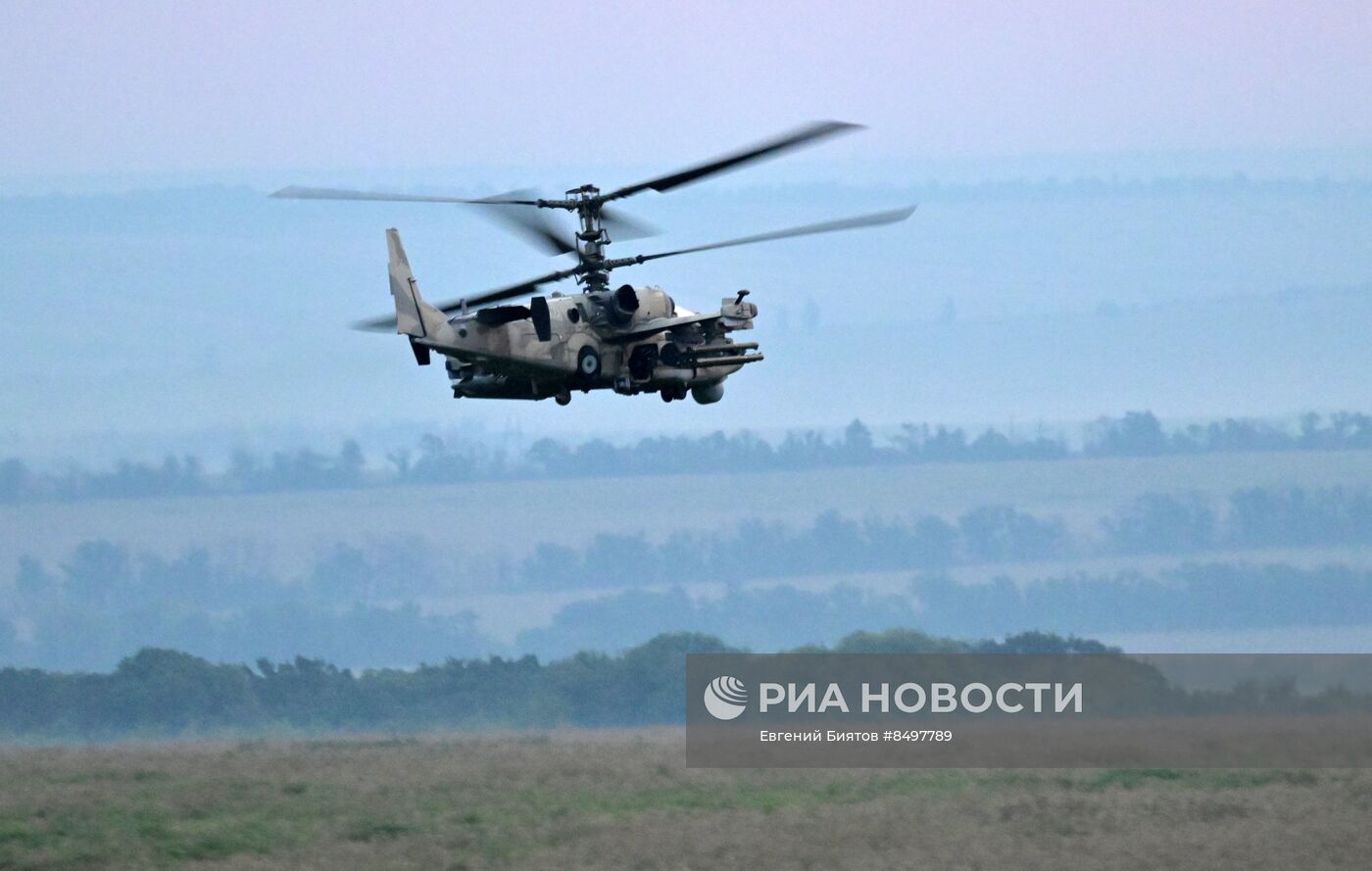 Работа летного и технического состава ударной авиации и поисково-спасательной службы в зоне проведения СВО