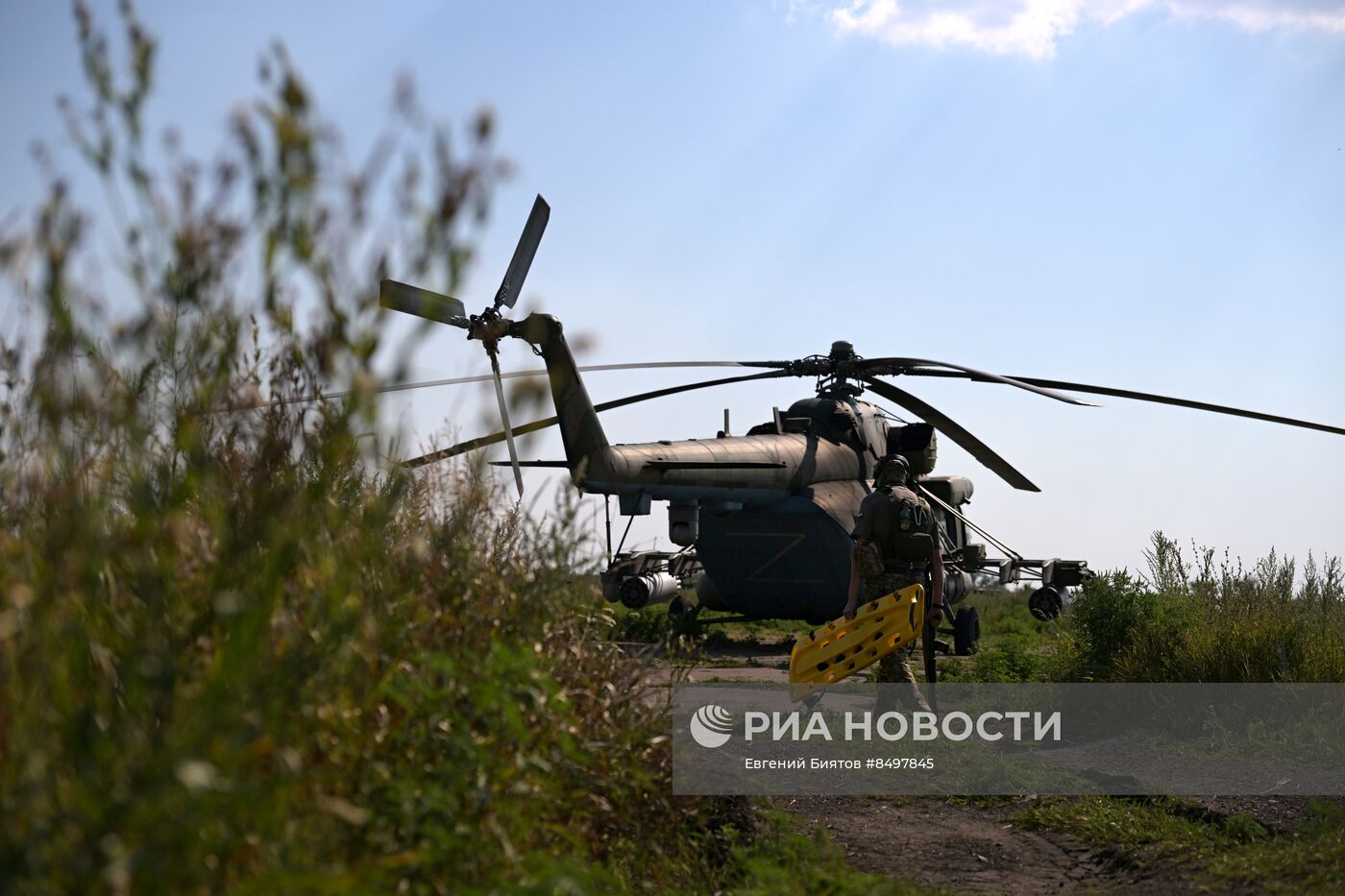 Работа летного и технического состава ударной авиации и поисково-спасательной службы в зоне проведения СВО