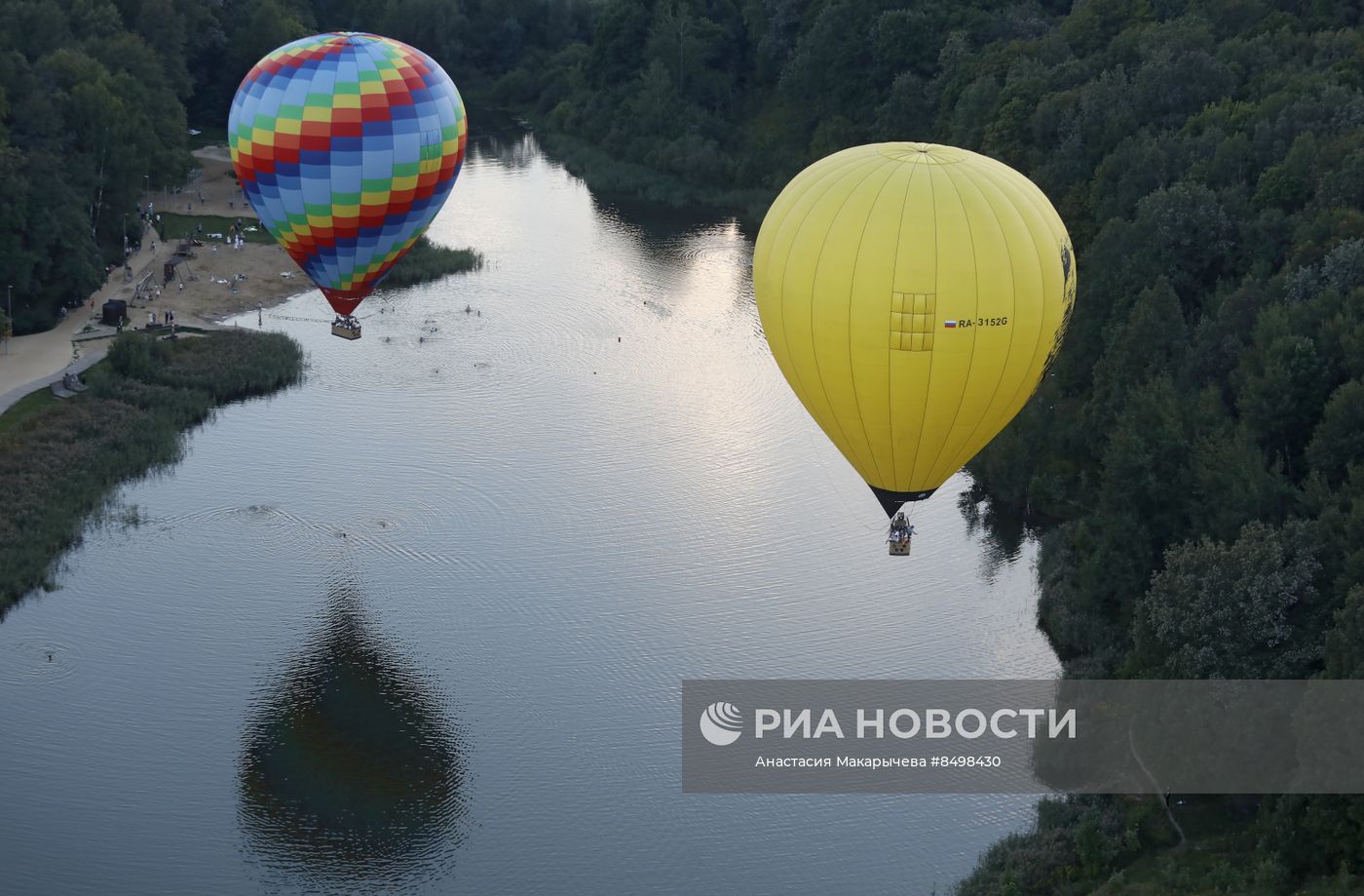 Фестиваль воздухоплавания "Приволжская фиеста" в Нижнем Новгороде