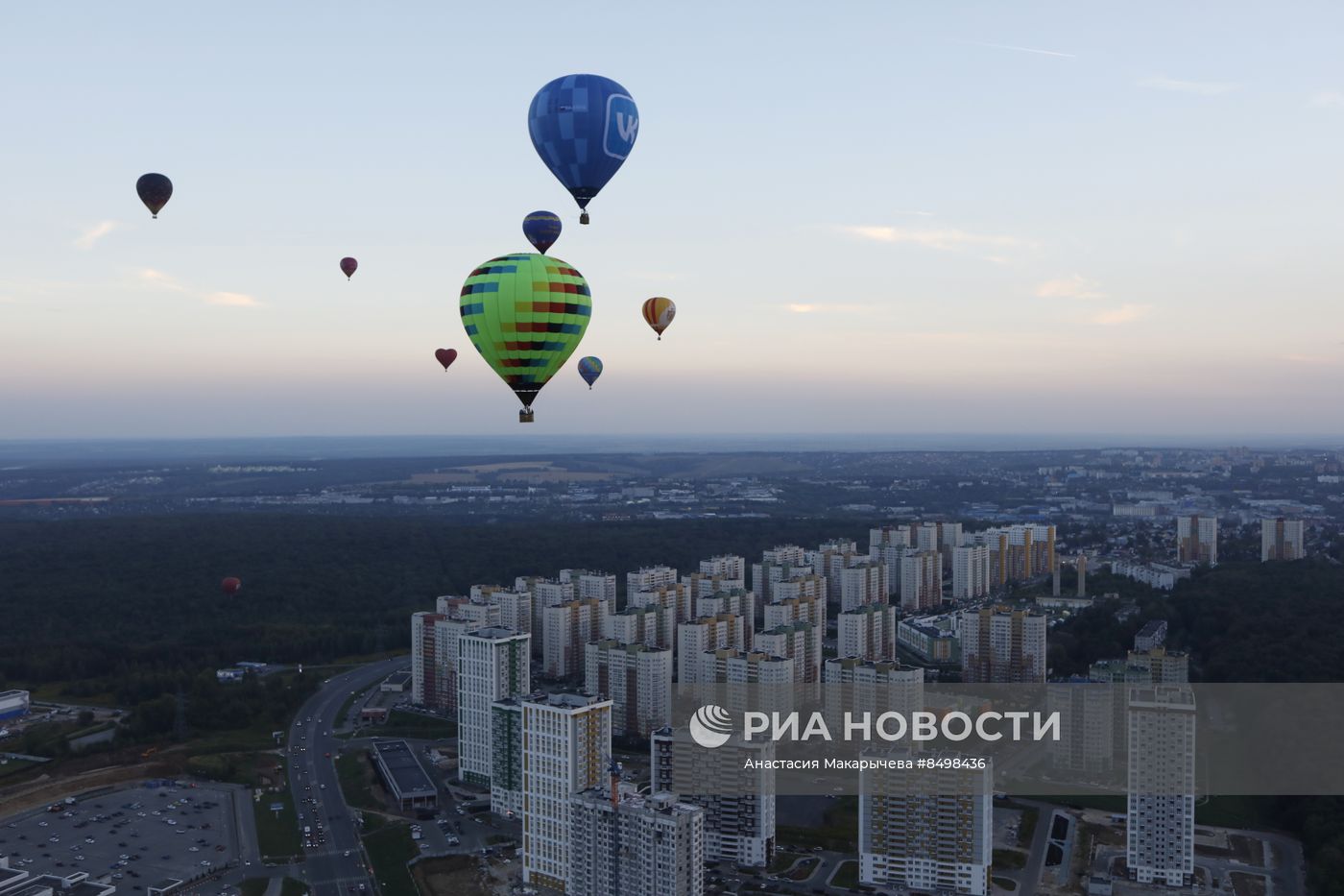 Фестиваль воздухоплавания "Приволжская фиеста" в Нижнем Новгороде