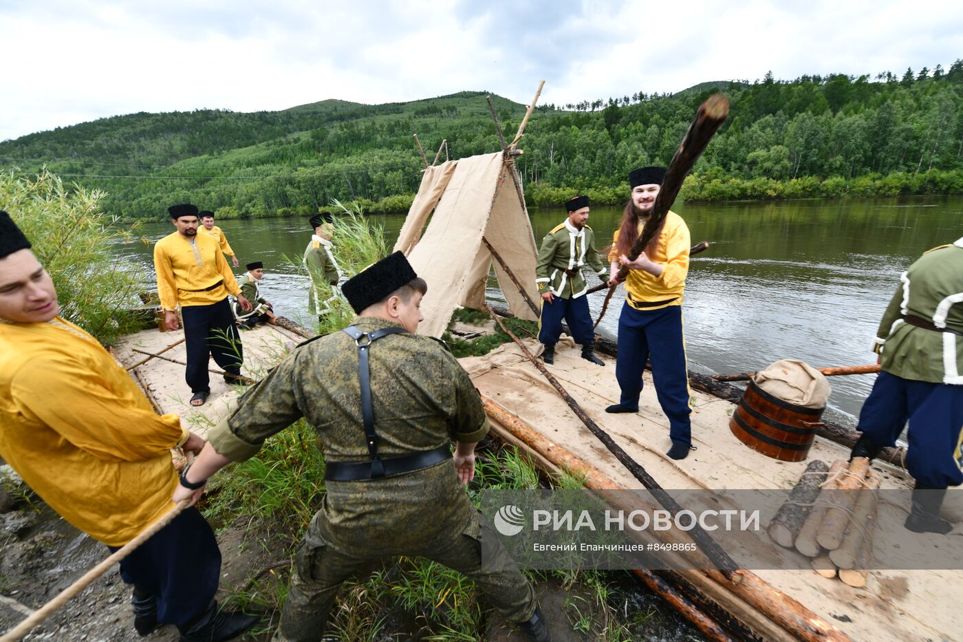 Исторический сплав отряда Бекетова в честь 370-летия  Забайкалья