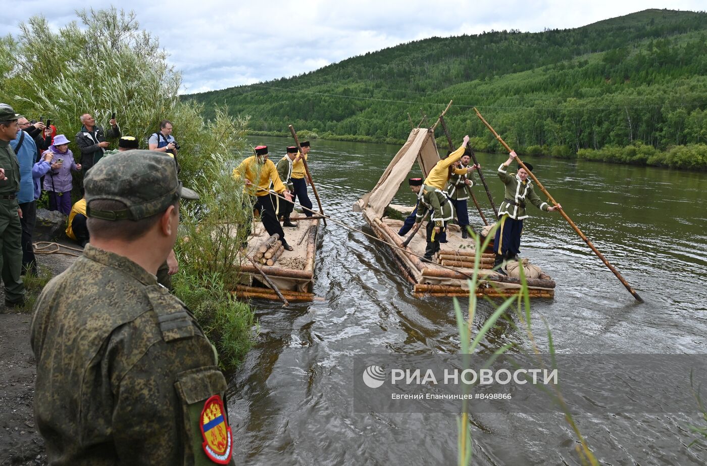 Исторический сплав отряда Бекетова в честь 370-летия  Забайкалья