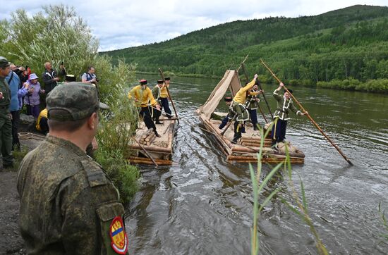 Исторический сплав отряда Бекетова в честь 370-летия  Забайкалья