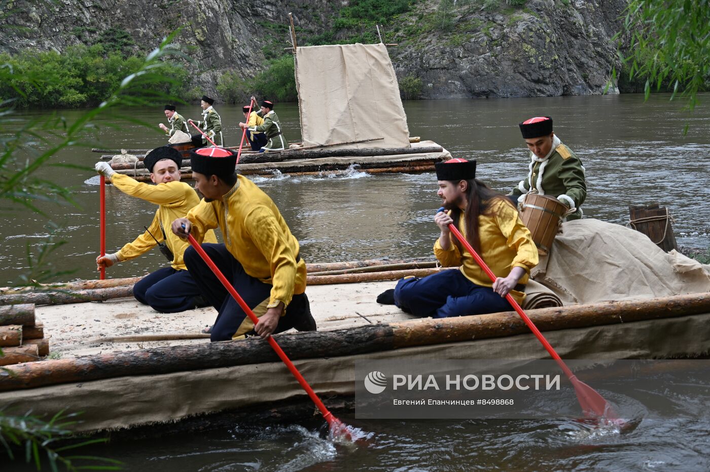 Исторический сплав отряда Бекетова в честь 370-летия  Забайкалья