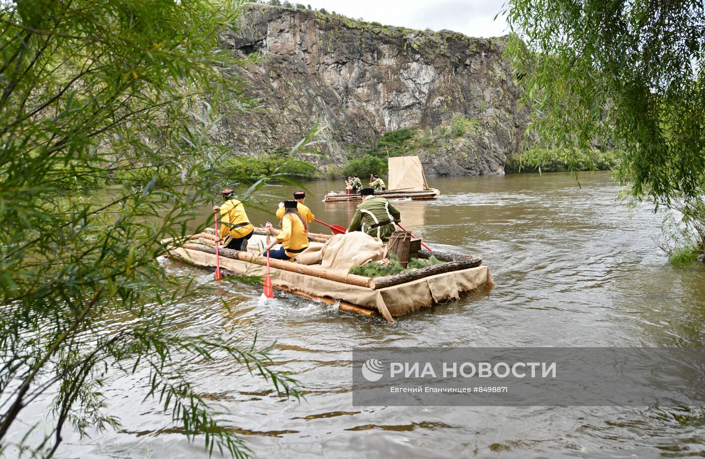 Исторический сплав отряда Бекетова в честь 370-летия  Забайкалья