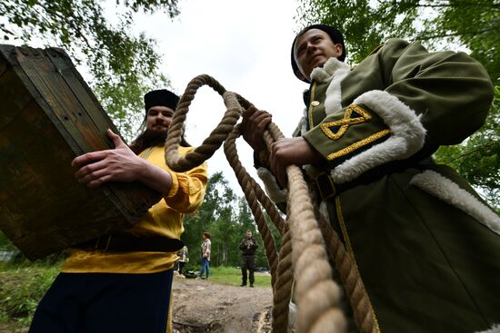 Исторический сплав отряда Бекетова в честь 370-летия  Забайкалья