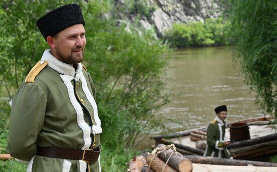 Исторический сплав отряда Бекетова в честь 370-летия  Забайкалья