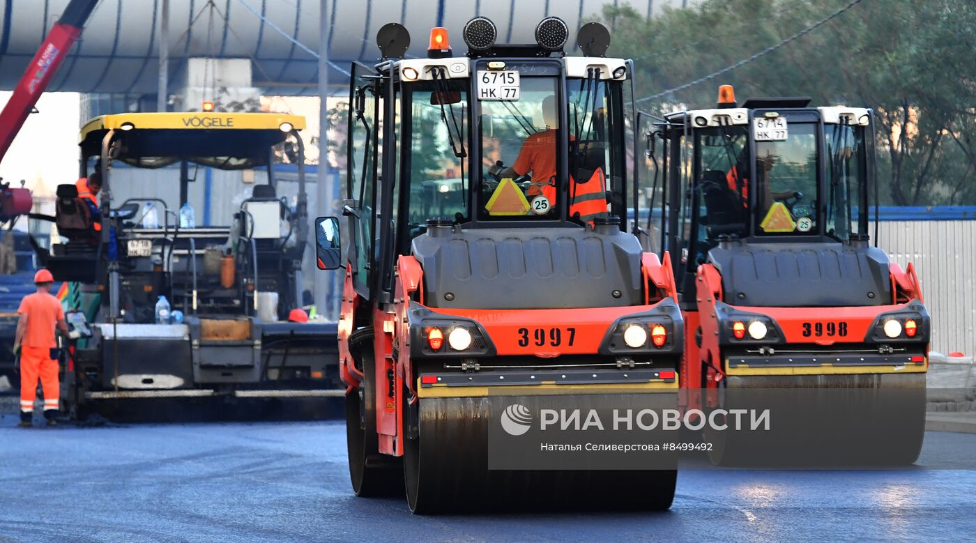 Укладка асфальта