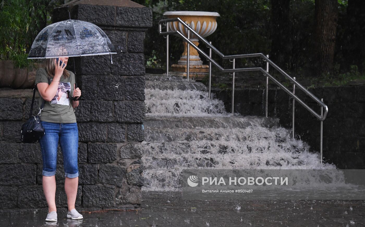 Ливень во Владивостоке