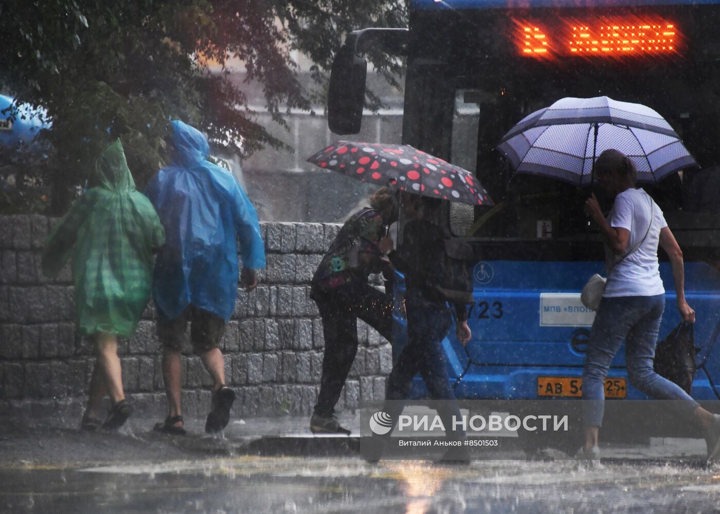 Ливень во Владивостоке