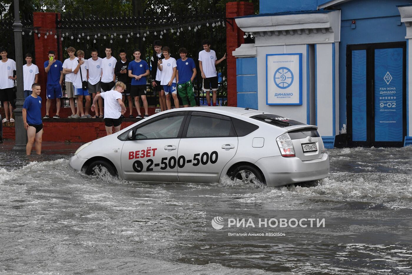 Ливень во Владивостоке