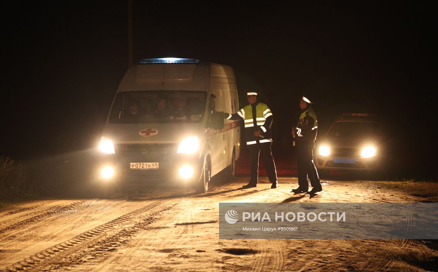 Частный самолет потерпел крушение в Тверской области