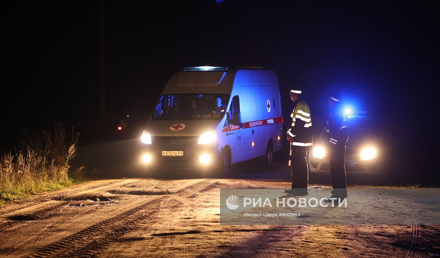 Частный самолет потерпел крушение в Тверской области