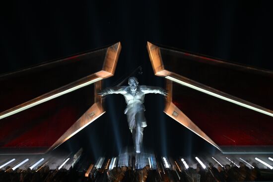 Президент РФ В. Путин принял участие в праздновании 80-летия победы в Курской битве