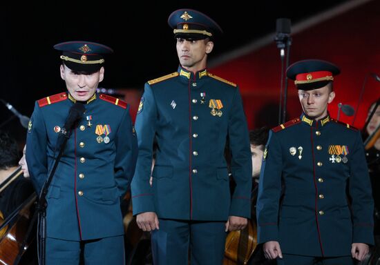 Президент РФ В. Путин принял участие в праздновании 80-летия победы в Курской битве