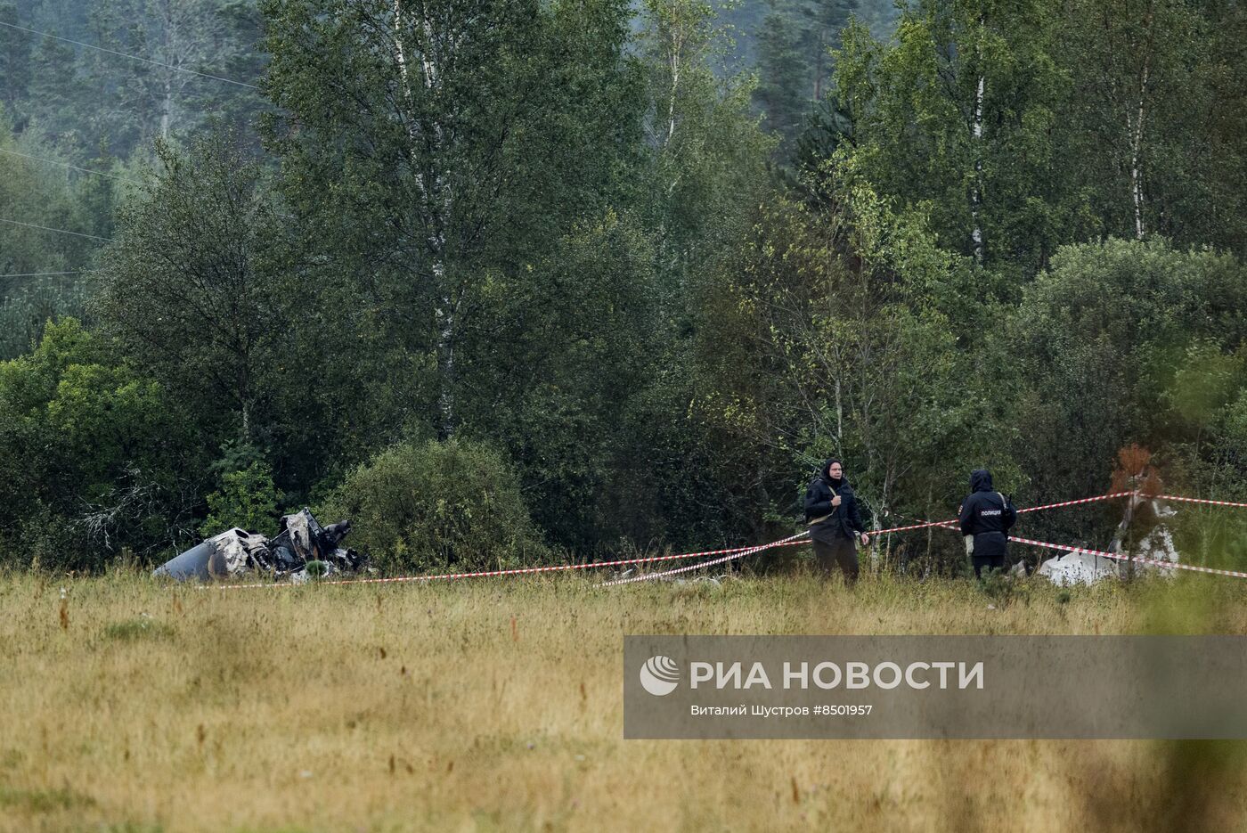 Частный самолет потерпел крушение в Тверской области