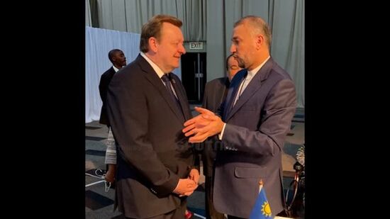 Глава МИД Беларуси Сергей Алейник встретился с иранским коллегой на полях саммита БРИКС