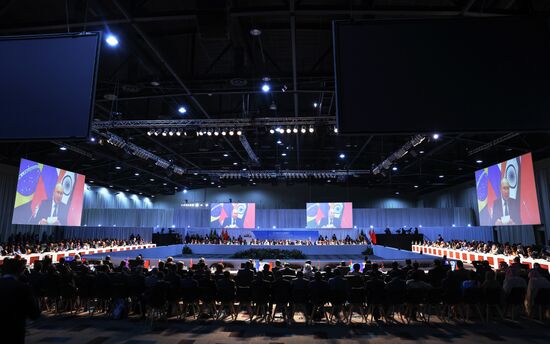 Президент РФ В. Путин принял участие в работе саммита БРИКС
