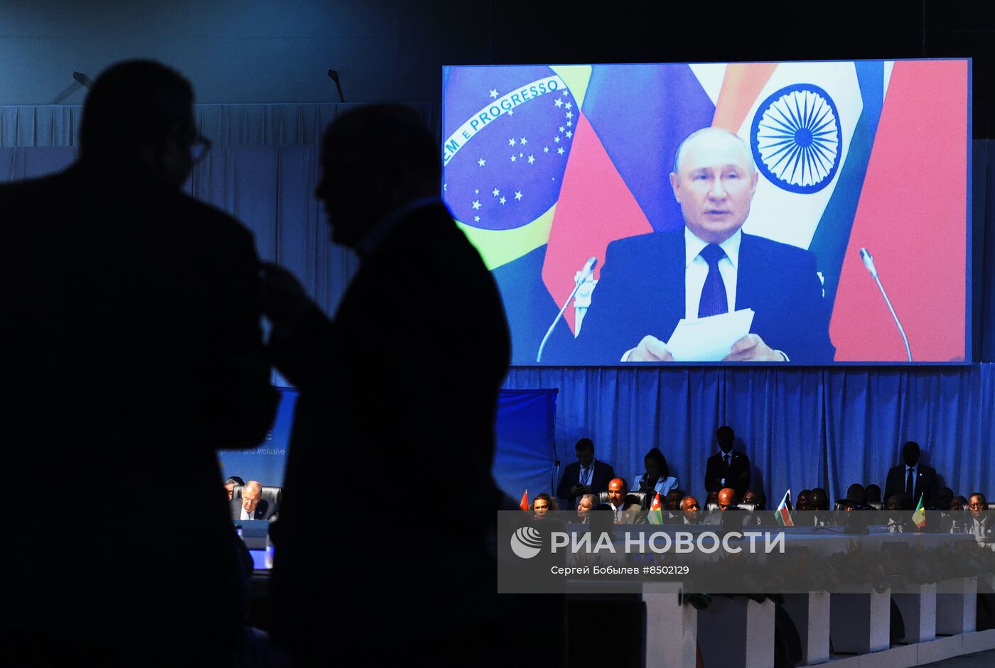 Президент РФ В. Путин принял участие в работе саммита БРИКС