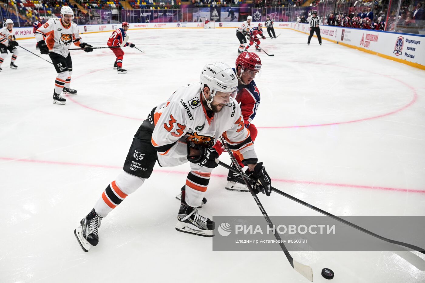 Хоккей. Кубок мэра Москвы. Матч ЦСКА - "Амур"