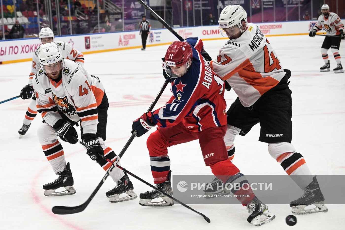 Хоккей. Кубок мэра Москвы. Матч ЦСКА - "Амур"