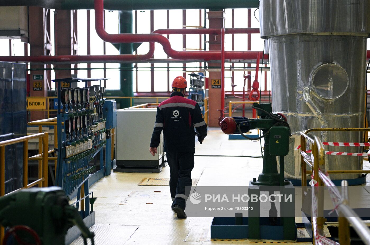 Работа Кольской АЭС в Мурманской области