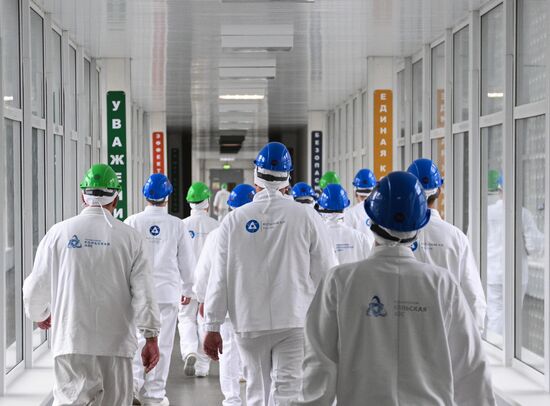 Работа Кольской АЭС в Мурманской области