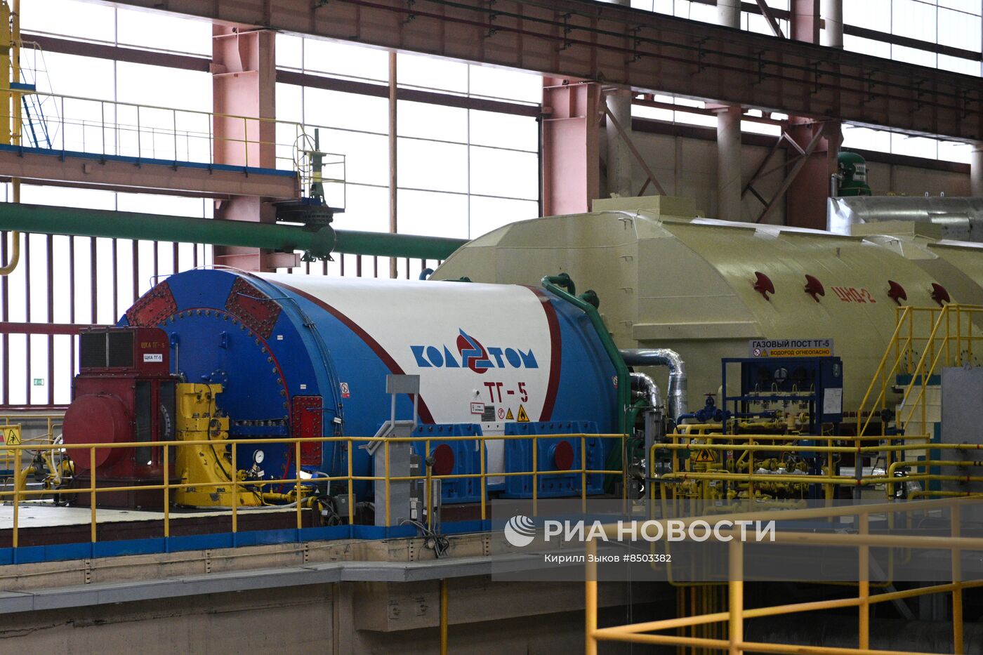 Работа Кольской АЭС в Мурманской области