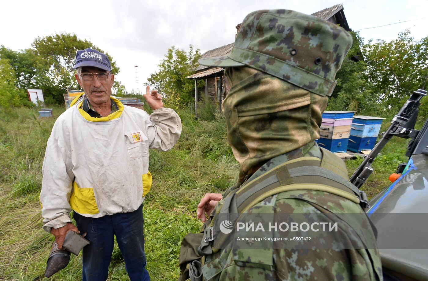 Работа пограничного управления ФСБ России на приграничных территориях в Челябинской области 