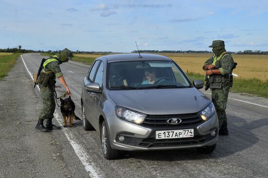 Работа пограничного управления ФСБ России на приграничных территориях в Челябинской области 