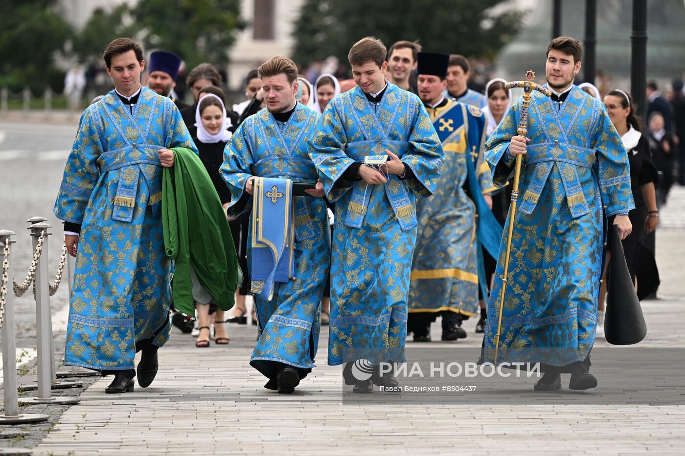 Патриарх Кирилл освятил икону на Спасской башне Кремля