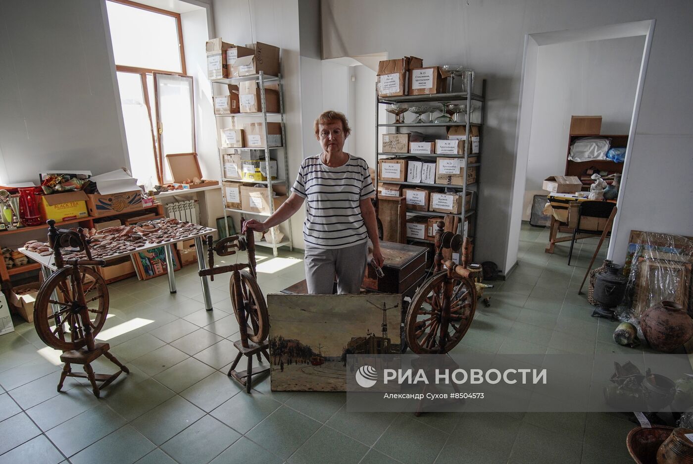 Спасенные экспонаты Краеведческого музея в Мариуполе