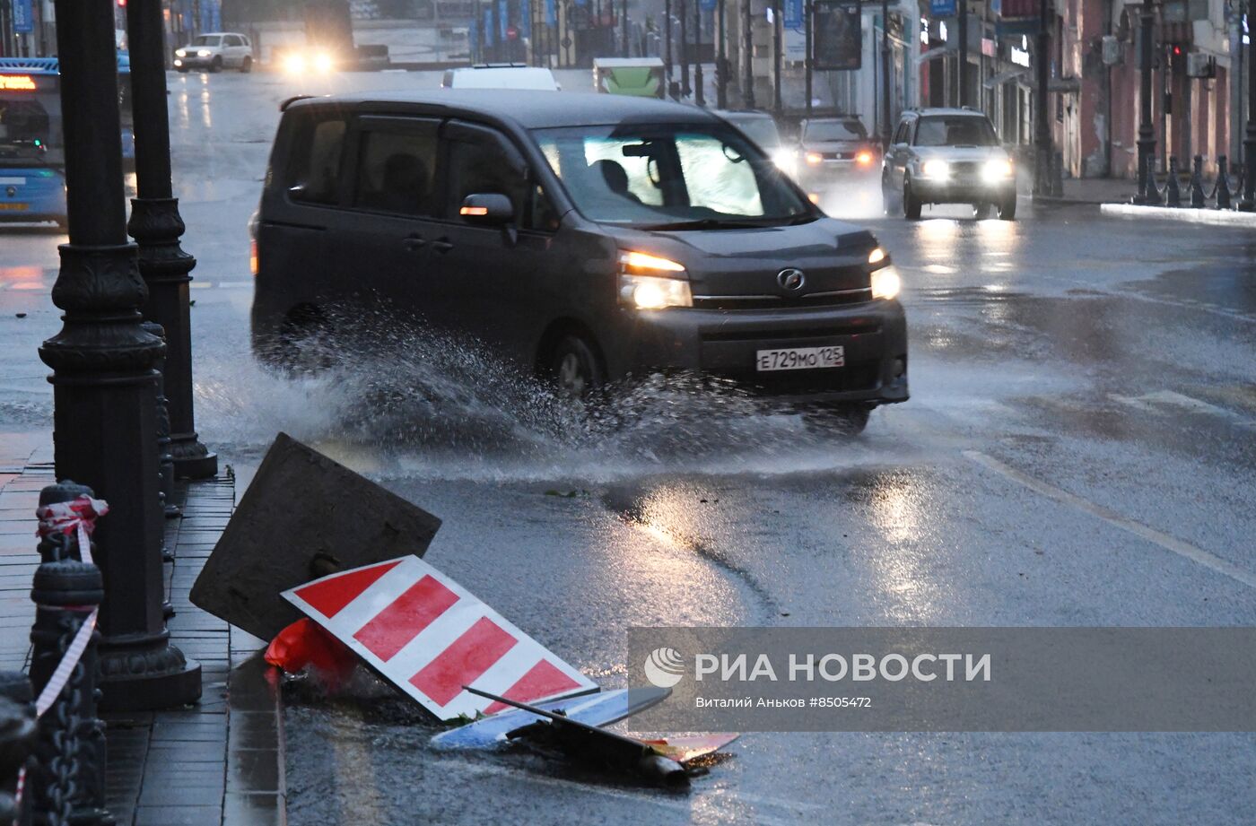 Владивосток накрыл очередной циклон
