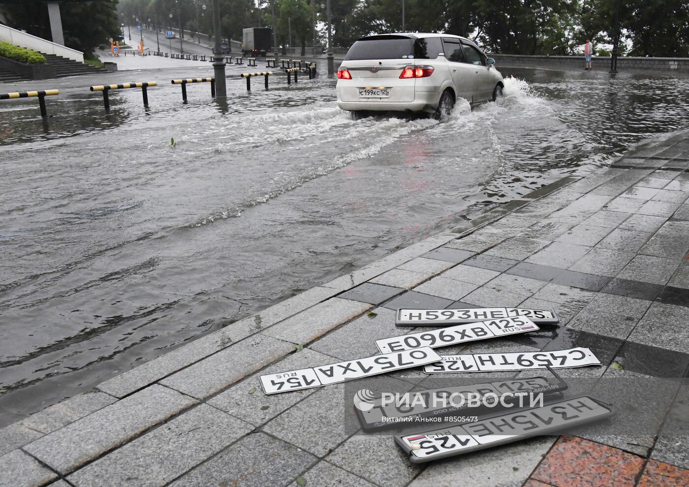 Владивосток накрыл очередной циклон