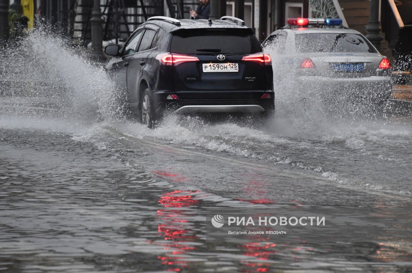 Владивосток накрыл очередной циклон