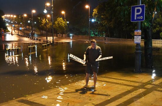 Владивосток накрыл очередной циклон