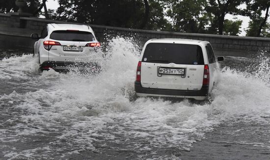 Владивосток накрыл очередной циклон