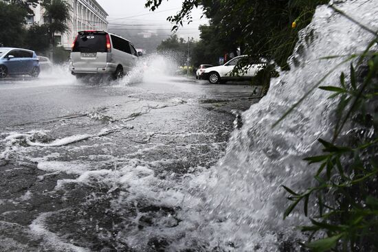 Владивосток накрыл очередной циклон