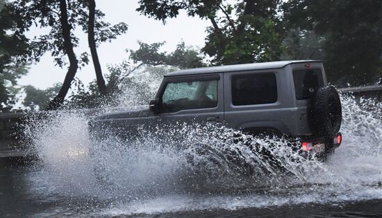 Владивосток накрыл очередной циклон