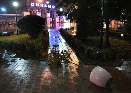 Владивосток накрыл очередной циклон