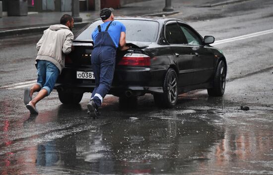 Владивосток накрыл очередной циклон