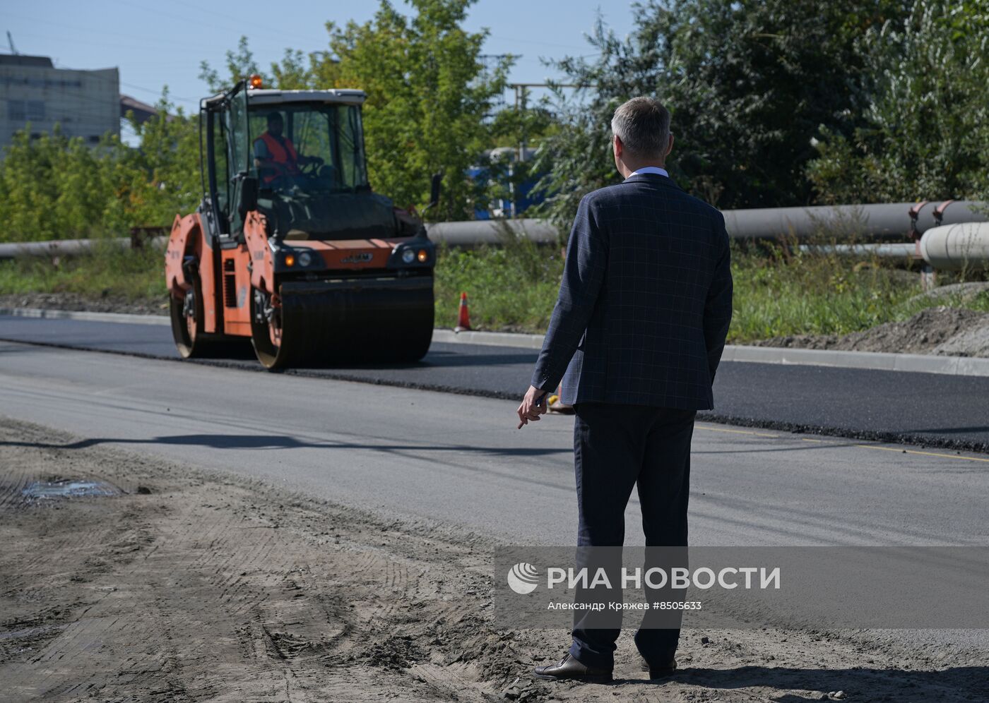 Ремонт дорог в Новосибирске | РИА Новости Медиабанк