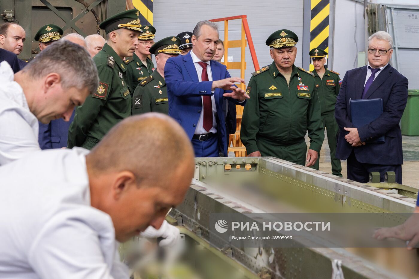 Министр обороны С. Шойгу посетил Тульскую область