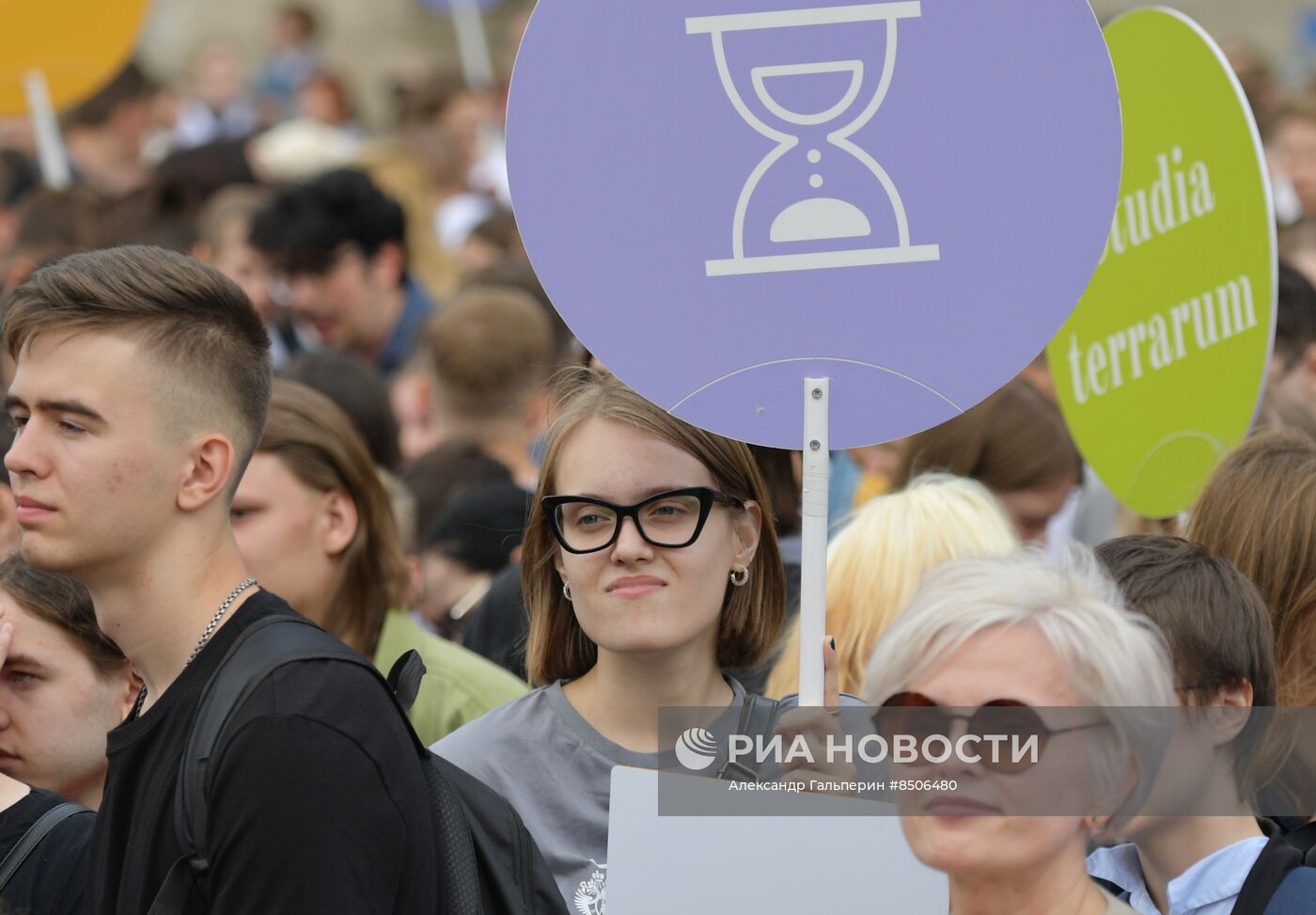 Торжественное посвящение в студенты СПБГУ в Петербурге