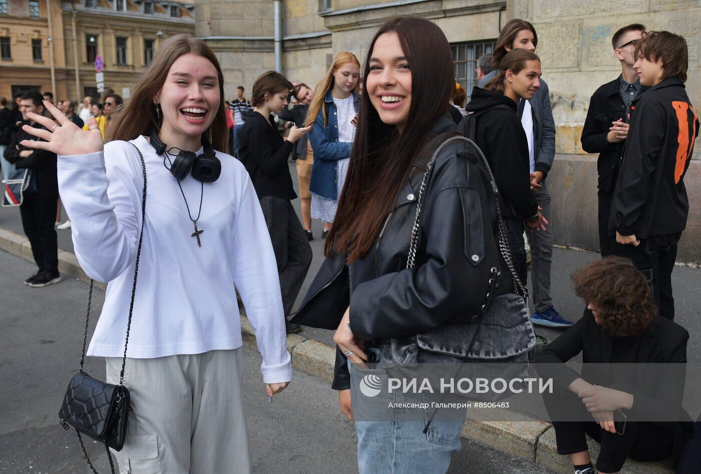 Торжественное посвящение в студенты СПБГУ в Петербурге