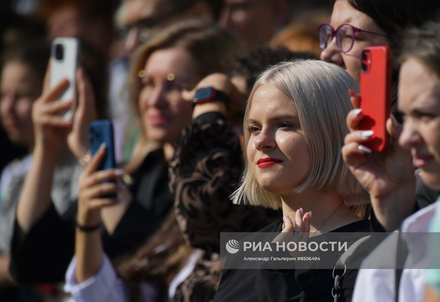 Торжественное посвящение в студенты СПБГУ в Петербурге